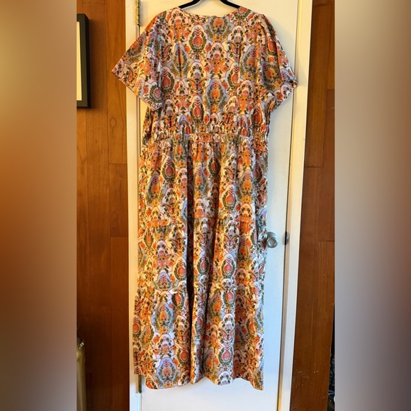 Anthropologie Somerset Cotton Patterned Printed Dress - Picture 3 of 8